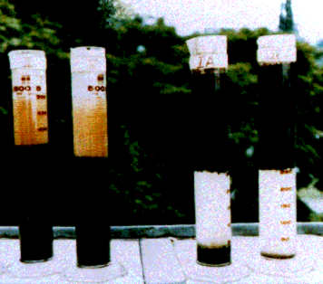 Standzylinder Foto Faulschlamm-Vakuumentgasung Faulung Nacheindickung Klärschlamm Schlammbehandlung Entwässerung